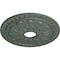 Ekena Millwork Warsaw Ceiling Medallion (Canopies up to 3 1/2"), 18"OD x 3 1/2"ID x 1 3/8"P, Cloud Burst Crackle CM18WACBC - alternate 2